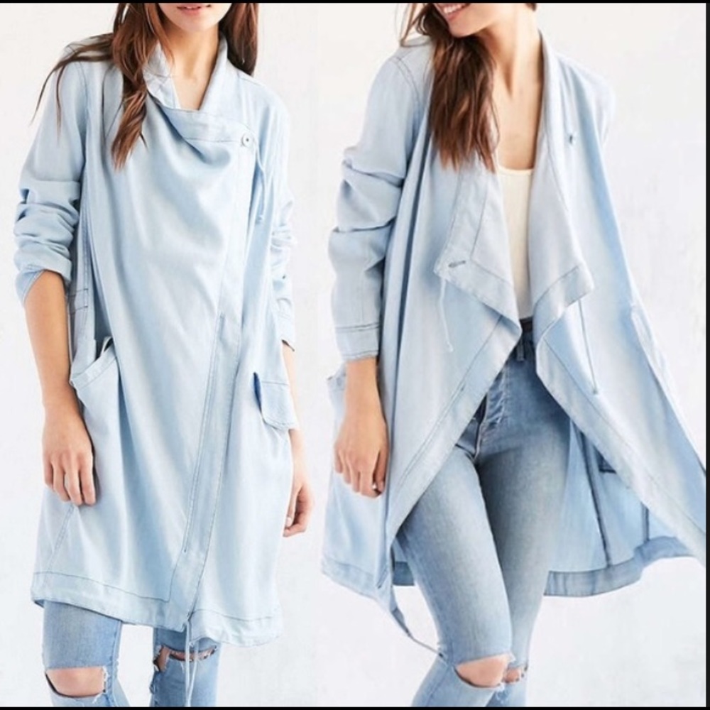 UO silence+ noise drapey light coat